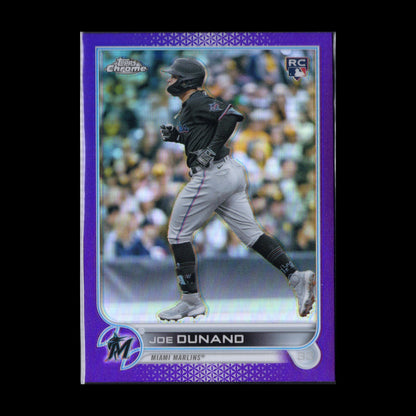 2022 Topps Chrome Updated Series JOE DUNAND #USC192 Purple Border Parallel