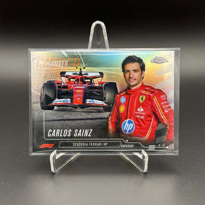 2024 Topps Chrome Formula 1 CARLOS SAINZ #CAM-2 Camber - Scuderia Ferrari