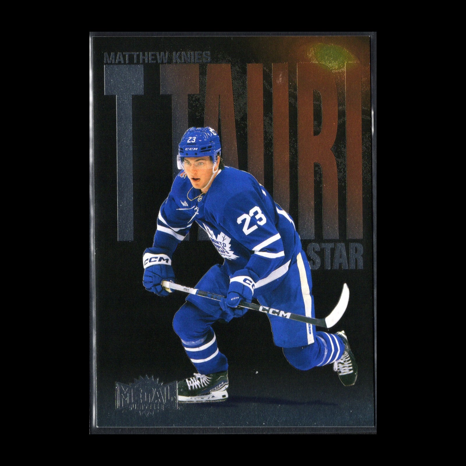 2023-24 SkyBox Metal Universe MATTHEW KNIES #TTP-3 T Tauri Star RC