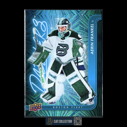 2024-25 UD PWHL AERIN FRANKEL #DZ-10 Dazzlers Blue - Boston Fleet