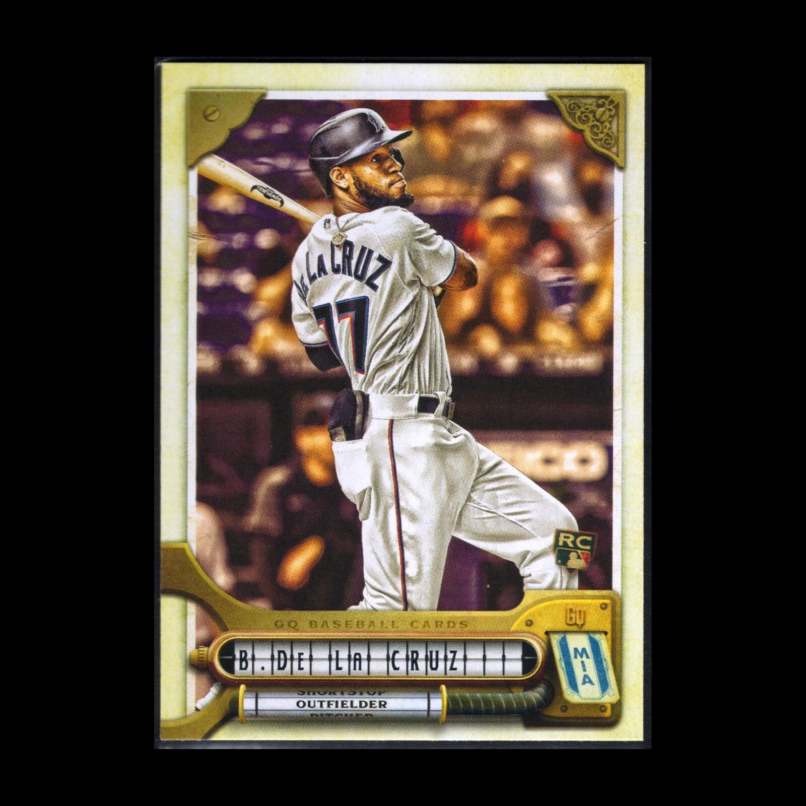 2022 Topps Gypsy Queen BRYAN DE LA CRUZ #35 Rookie RC - Miami Marlins