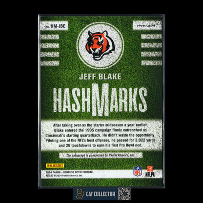 2024 Panini Donruss JEFF BLAKE #HM-JBE Hashmarks Auto Prizm