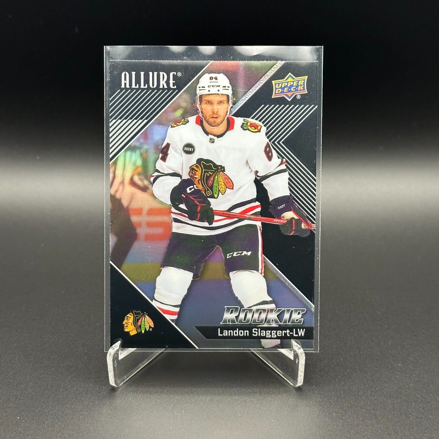 2024-25 UD Allure LANDON SLAGGERT #132 Black Rainbow RC