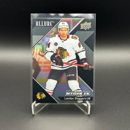 2024-25 UD Allure LANDON SLAGGERT #132 Black Rainbow RC