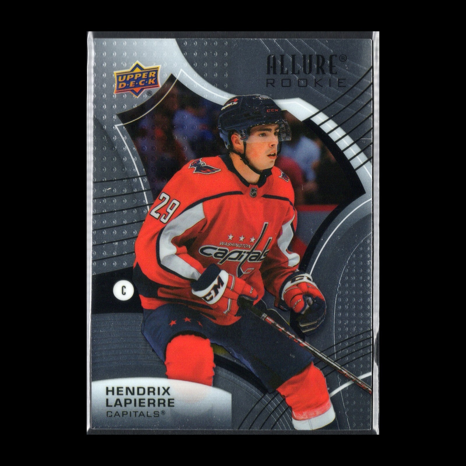 2021-22 UD Allure HENDRIX LAPIERRE #103 Rookie RC - Washington Capitals