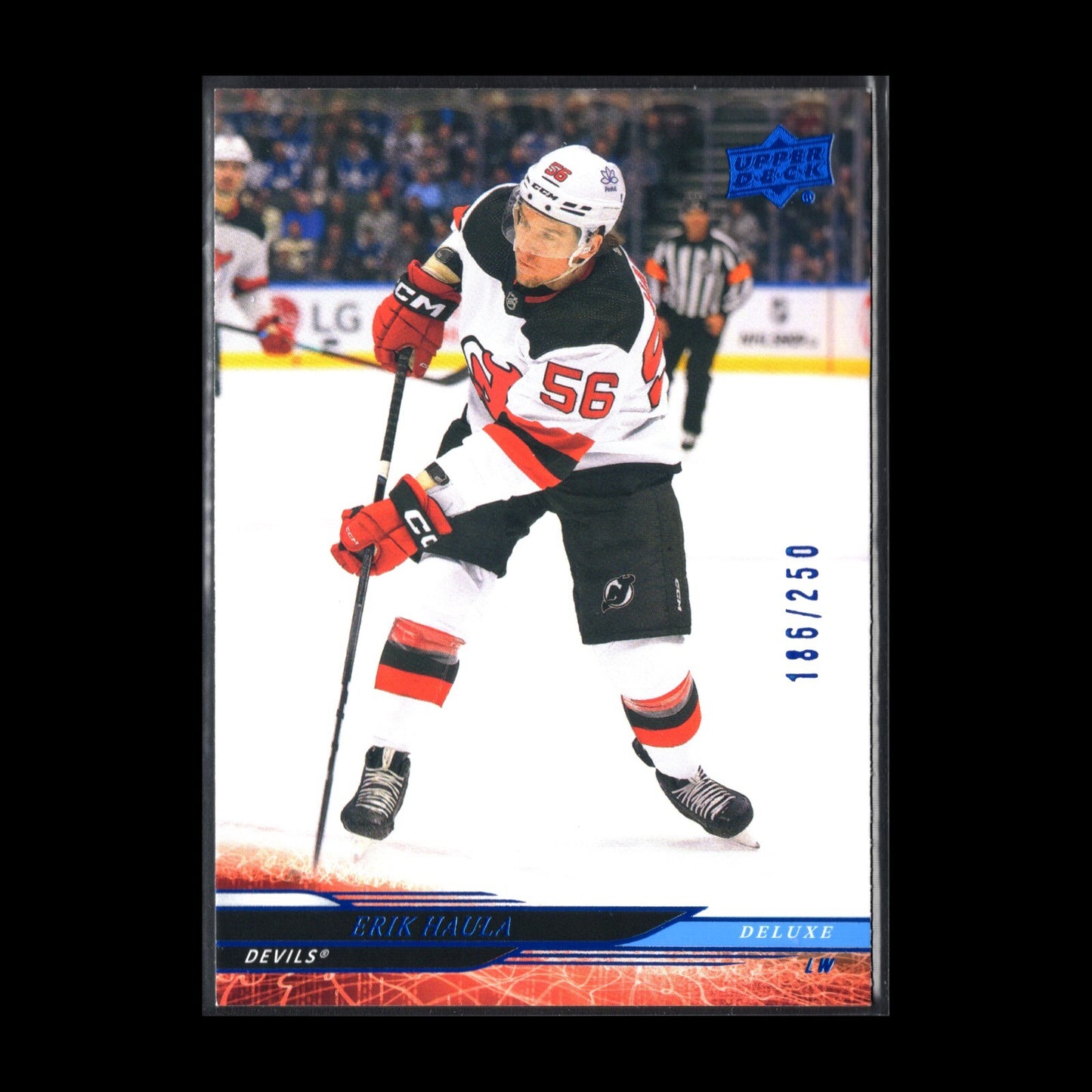 2024-25 UD Series 2 ERIK HAULA #352 Deluxe /250 - New Jersey Devils