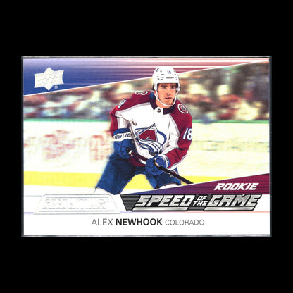 2021-22 UD Credentials ALEX NEWHOOK #SGR5 Speed of the Game RC