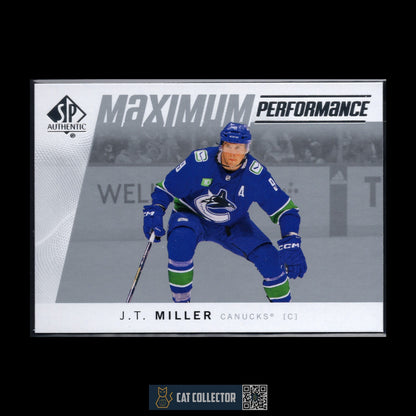 2024-25 UD SP Authentic J.T. MILLER #MP-15 Maximum performance