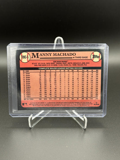 2024 Topps Chrome Series 1 MANNY MACHADO #T89C-5 Silver Refractor