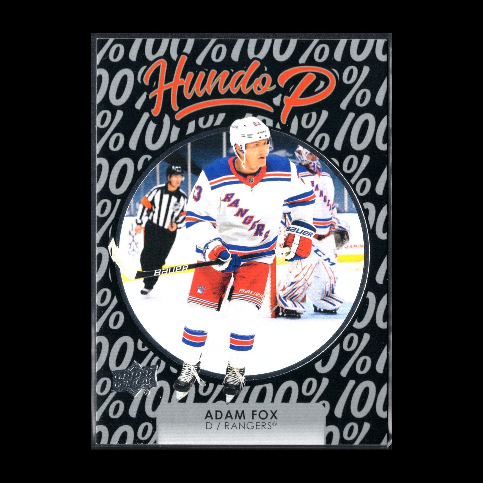 2021-22 UD Series 1 ADAM FOX #HP-14 Hundo P - New York Rangers