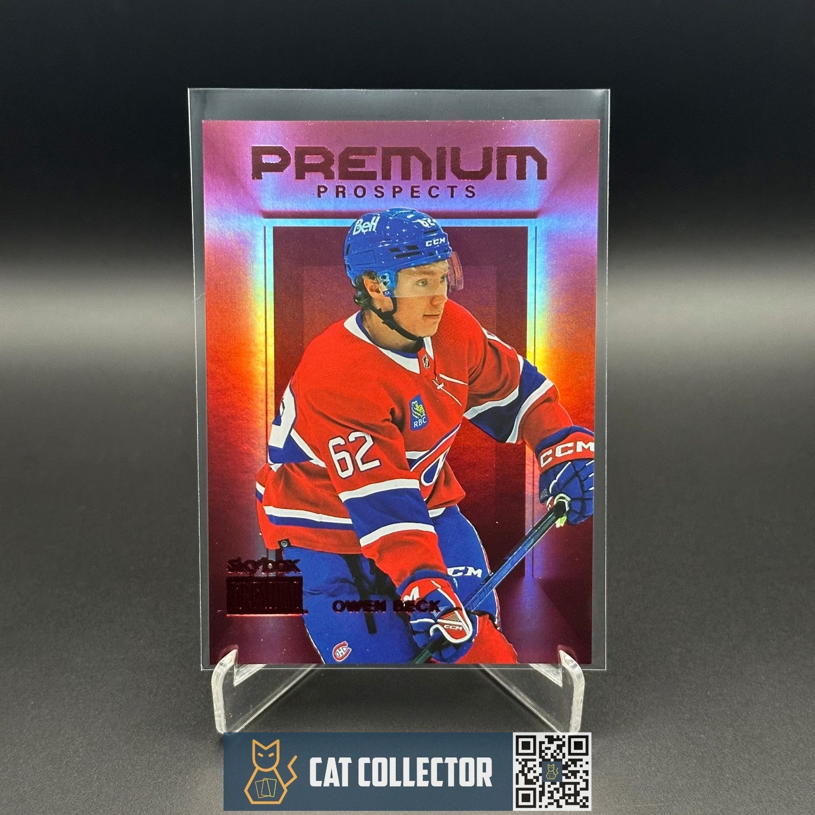 2023-24 SkyBox OWEN BECK #PP-46 Premium Prospects Star Rubies /50 RC