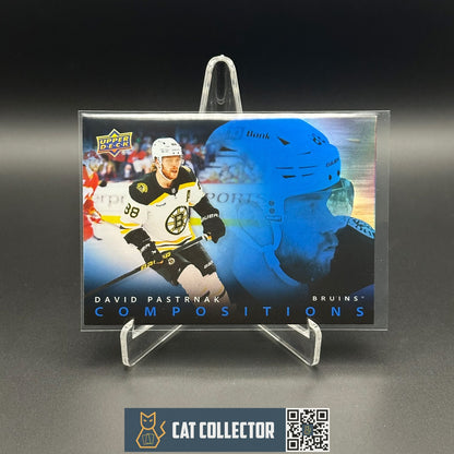 2025-26 UD Series 1 DAVID PASTRNAK #CMP-16 Compositions - Boston Bruins