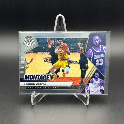 2020-21 Panini Mosaic LEBRON JAMES #17 Montage - Los Angeles Lakers