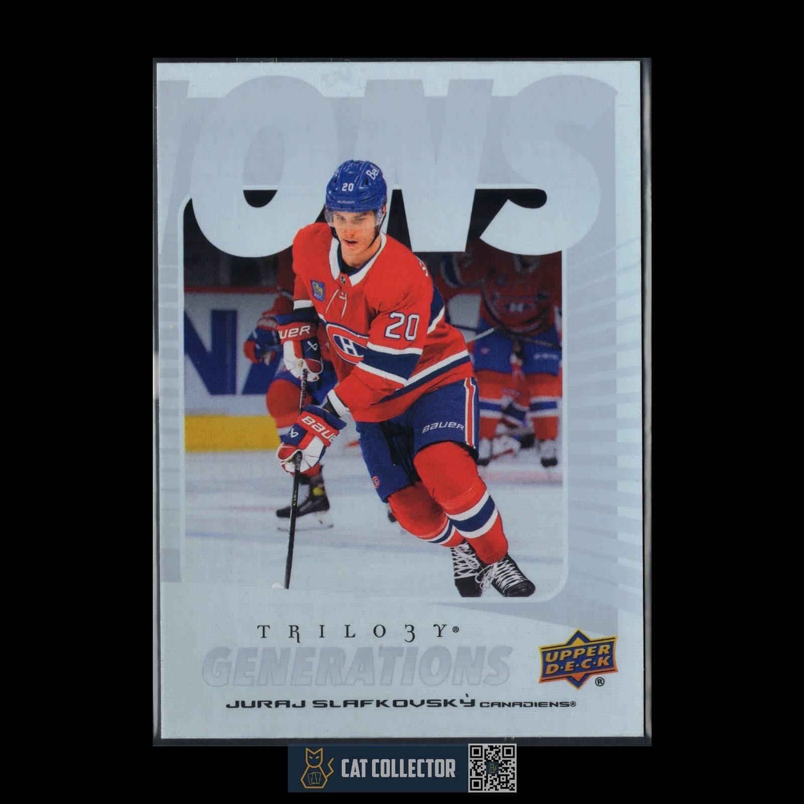 2023-24 UD Trilogy JURAJ SLAFKOVSKY #TG-13C Generations - Montreal Canadiens