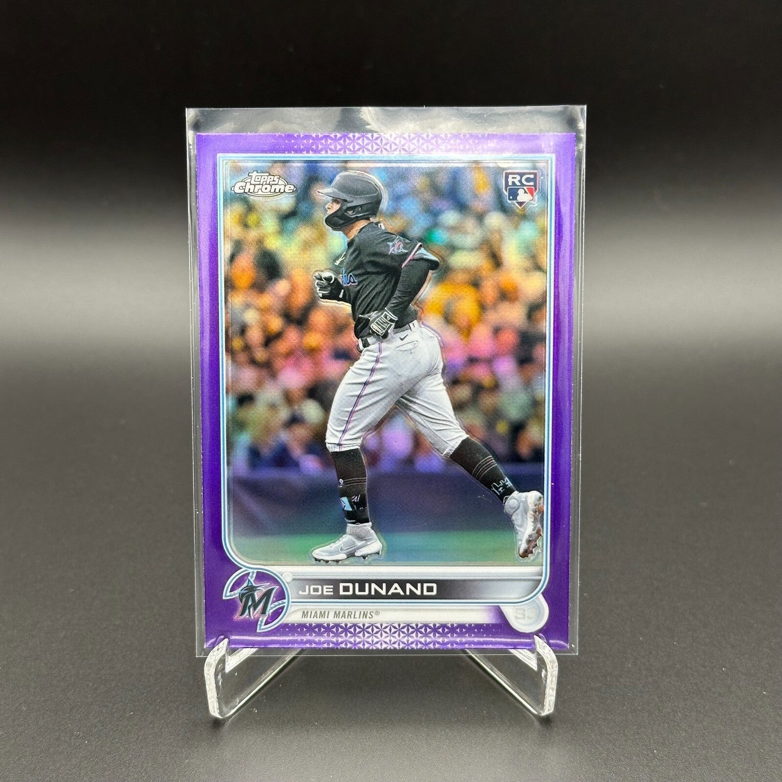 2022 Topps Chrome Updated Series JOE DUNAND #USC192 Purple Border Parallel