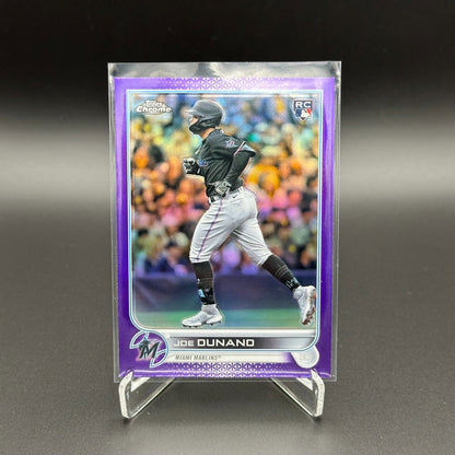 2022 Topps Chrome Updated Series JOE DUNAND #USC192 Purple Border Parallel