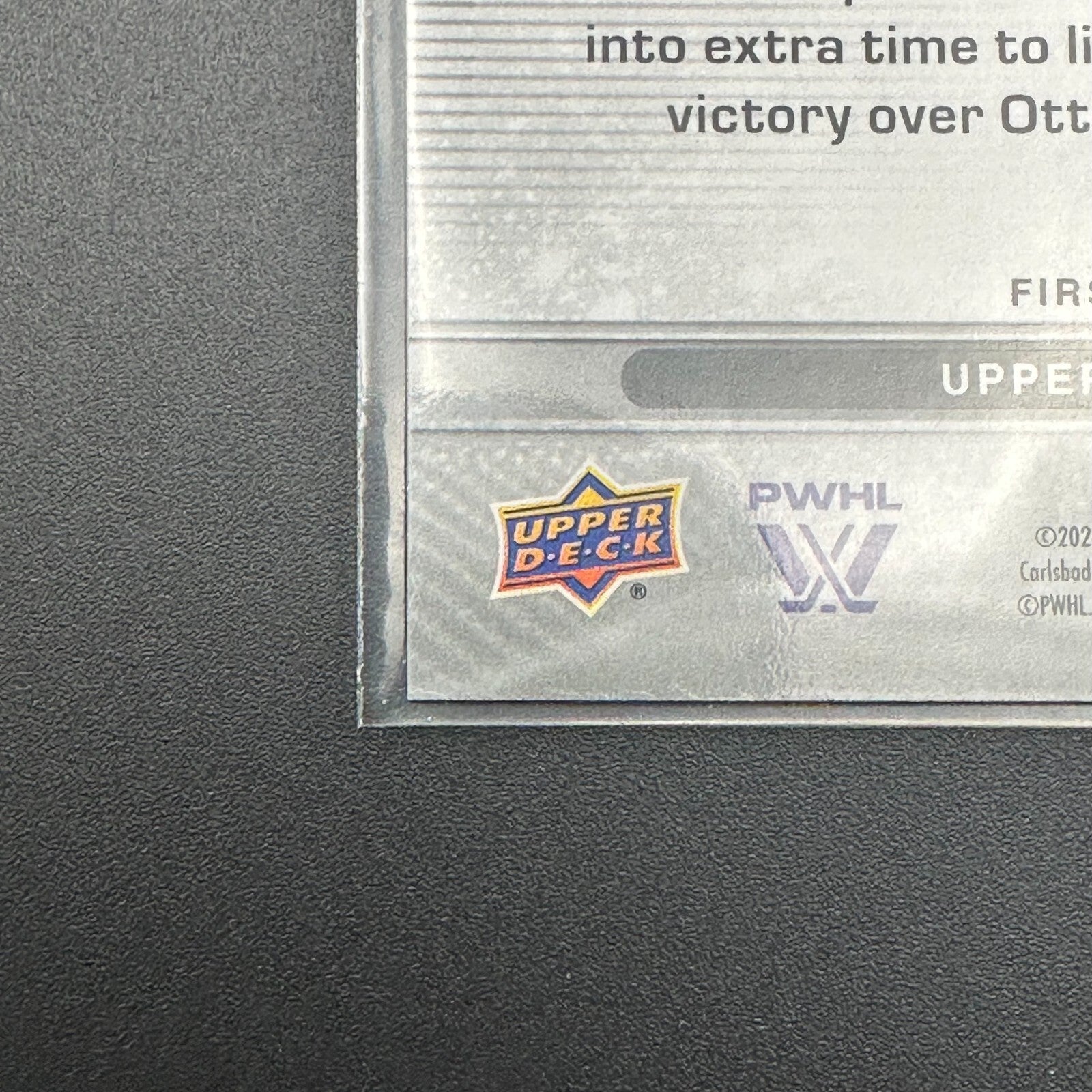 2024-25 UD PWHL MAUREEN MURPHY #57 Young Guns Outburst RC - 1st EDITION!