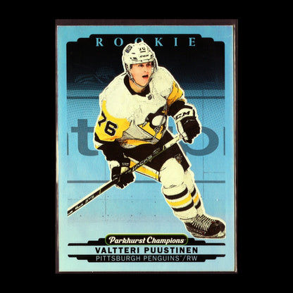 2022-23 UD Parkhurst Champions VALTTERI PUUSTINEN #299 Rainbow Rookie