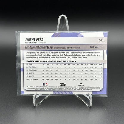 2024 Topps Big League JEREMY PENA #202 Rainbow foil - Houston Astros