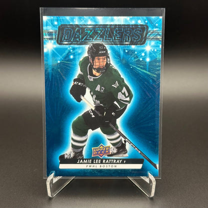 2024-25 UD PWHL JAMIE LEE RATTRAY #DZ-13 Dazzlers Blue - 1st EDITION!
