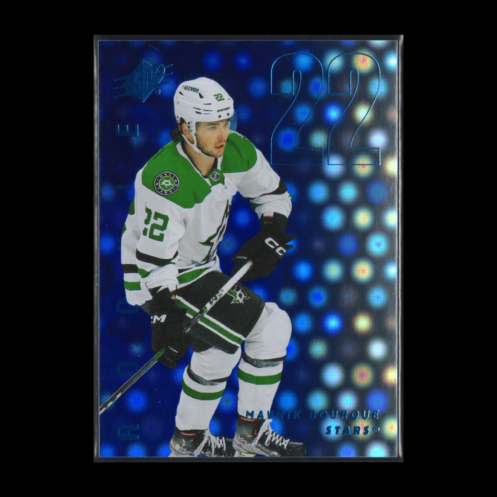 2024-25 UD SPx MAVRIK BOURQUE #101 Radiance Rookie RC /100 - Dallas Stars
