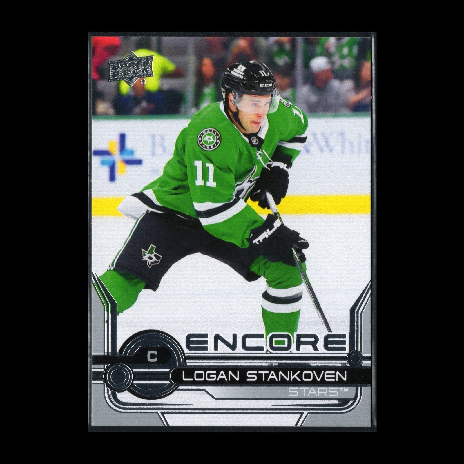 2024-25 UD Extended series LOGAN STANKOVEN #E-10 Encore Rookie RC - Dallas Stars