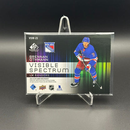 2024-25 SP Game Used BRENNAN OTHMANN #VSW-23 Visible Spectrum White RC 5/10