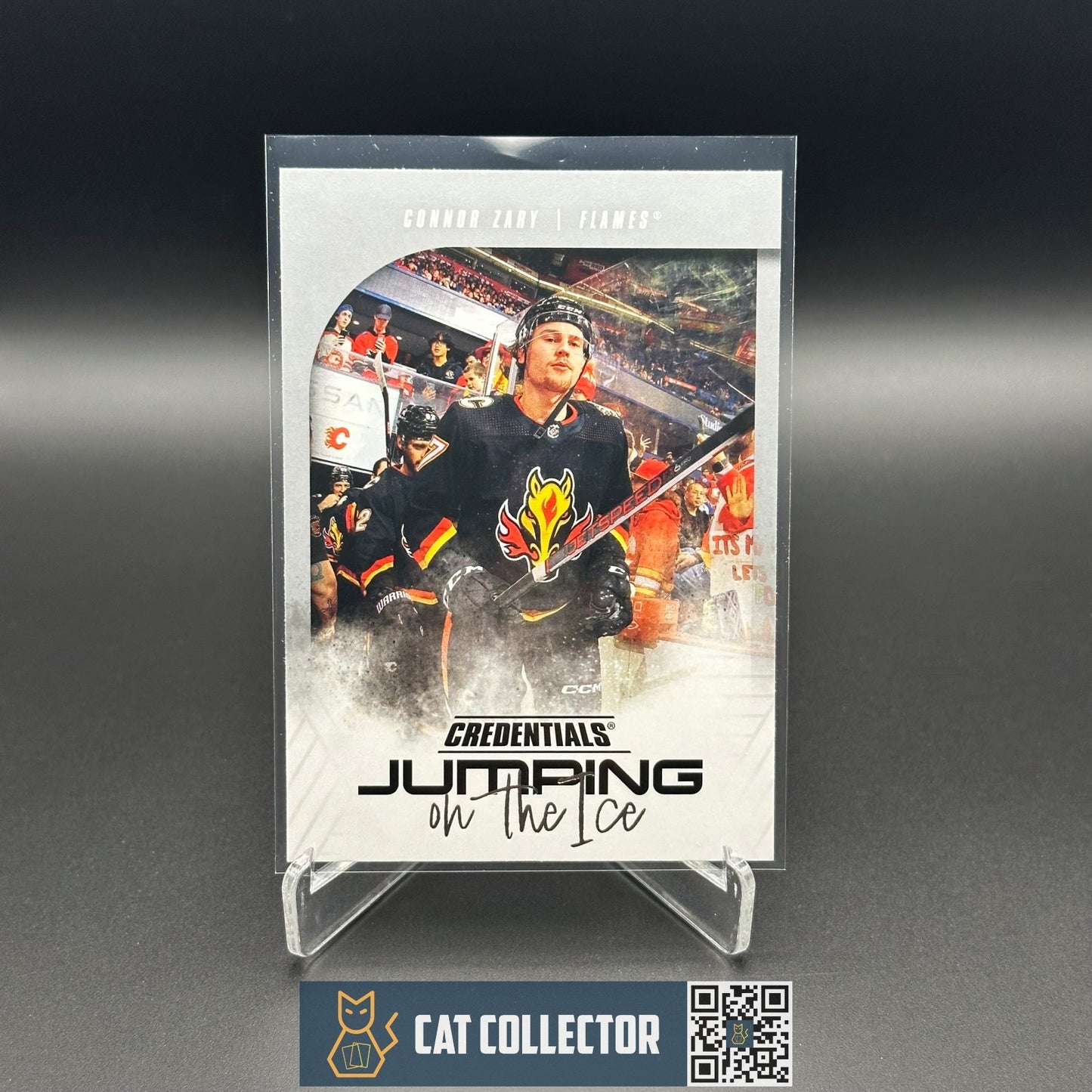 2024-25 UD Credentials CONNOR ZARY #JI-CZ Jumping on the ice