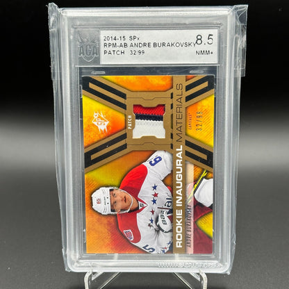 2014-15 UD SPx ANDRE BURAKOVSKY #RPM-AB Rookie Inaugural Materials /99 Patch