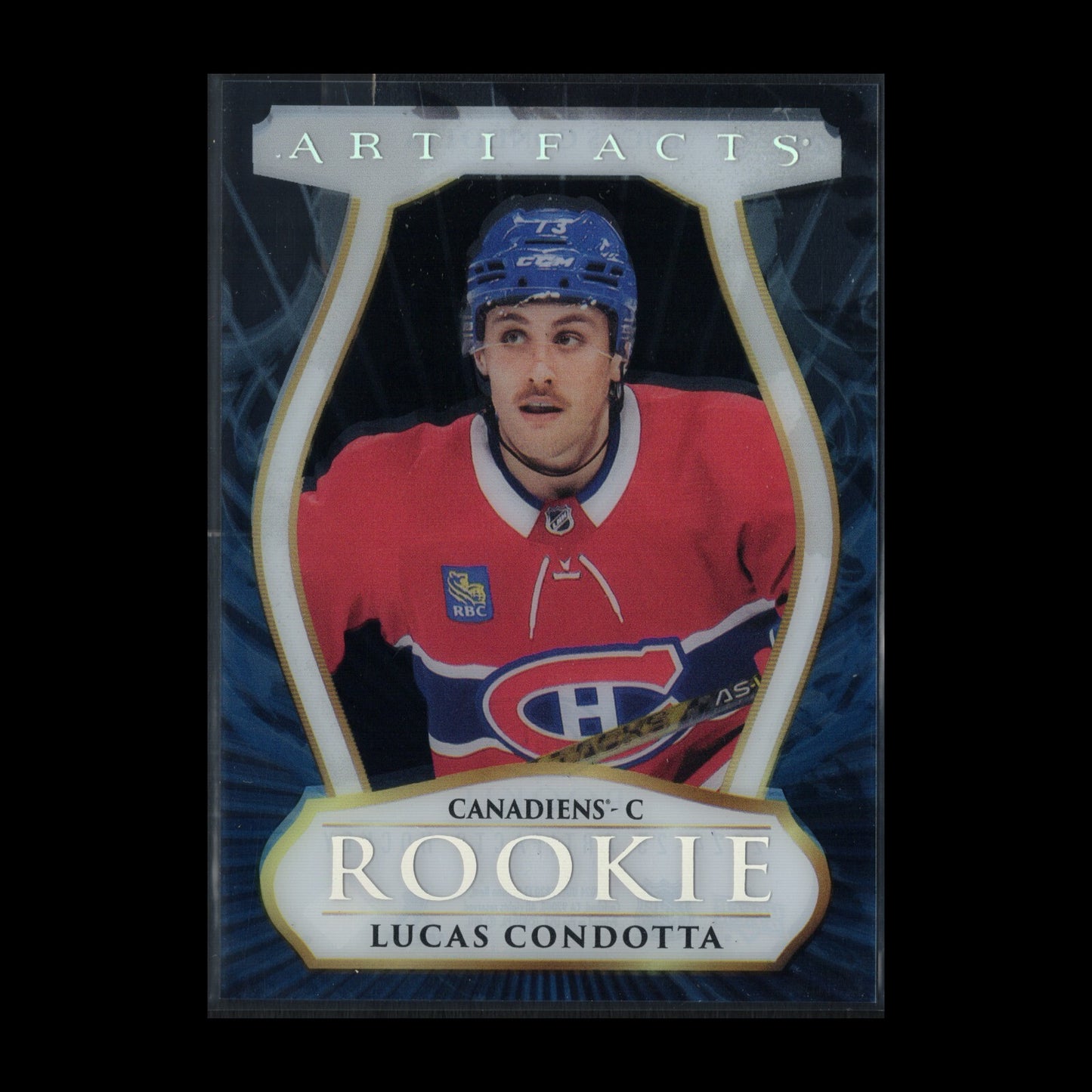 2024-25 UD Artifacts LUCAS CONDOTTA #216 2023-24 Clear Cut Rookies RC