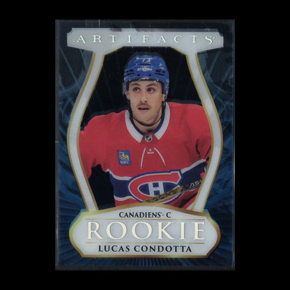 2024-25 UD Artifacts LUCAS CONDOTTA #216 2023-24 Clear Cut Rookies RC