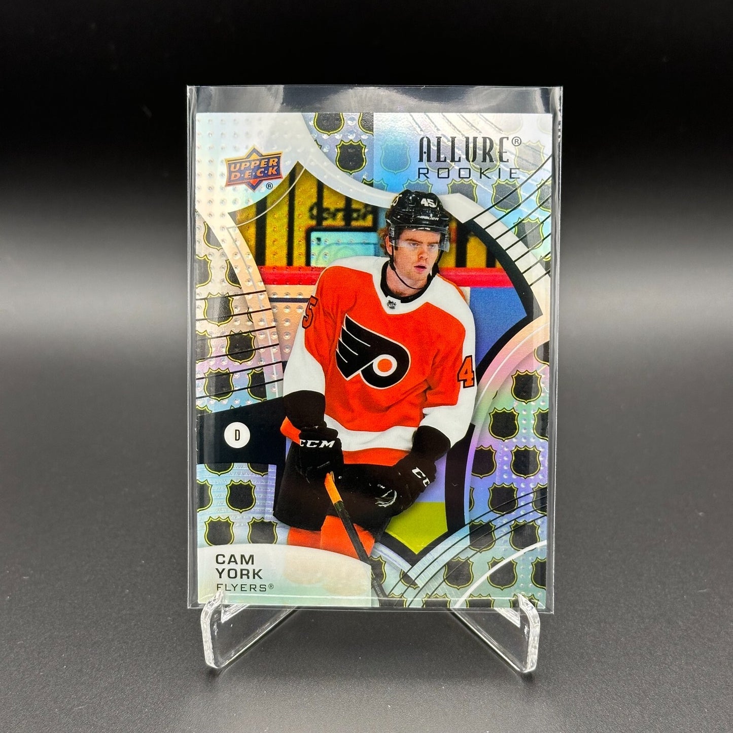 2021-22 UD Allure CAM YORK #143 NHL Shield 1917 Rookie RC - Philadelphia Flyers