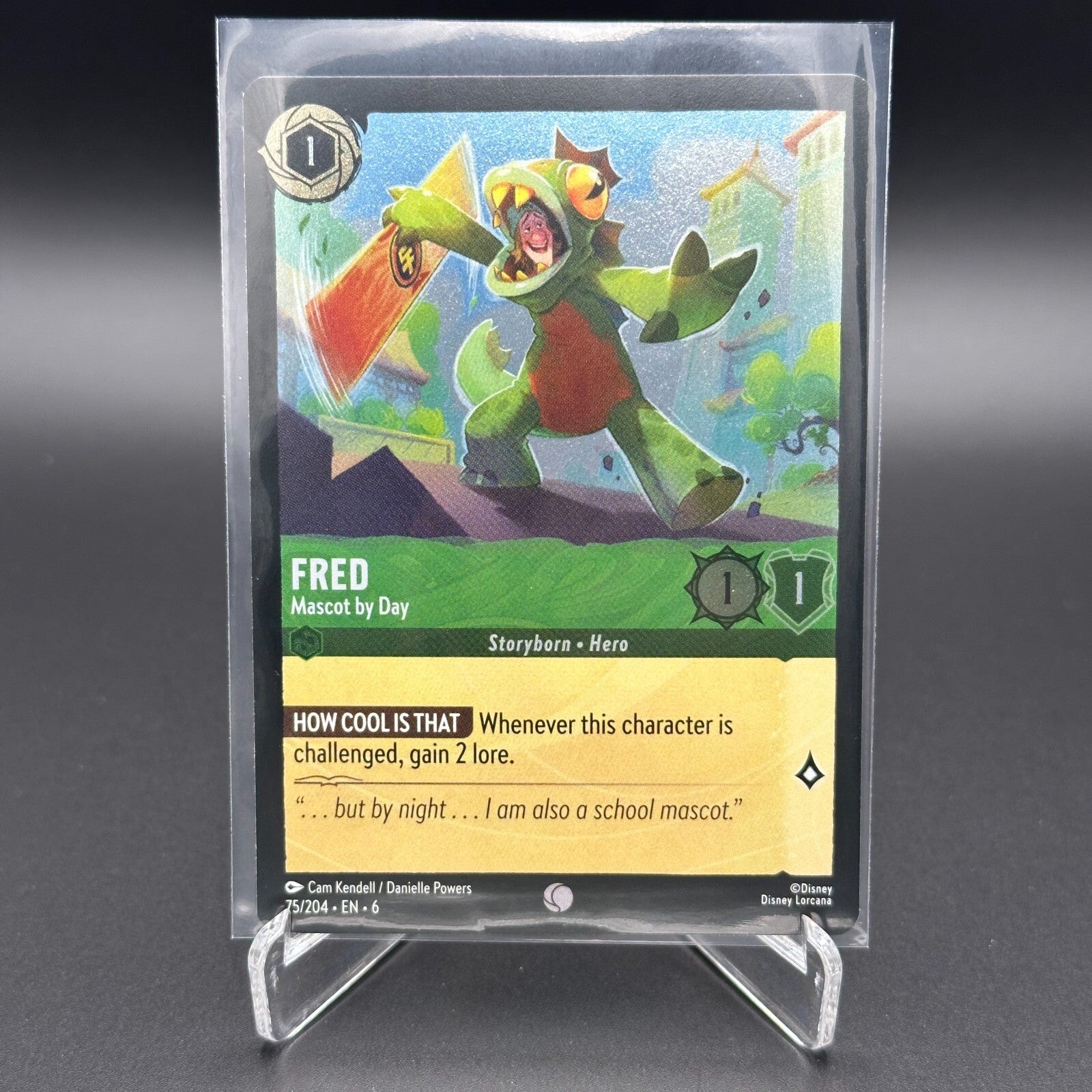 2024 Lorcana Azurite Sea FRED MASCOT BY DAY #75 Common Cold Foil