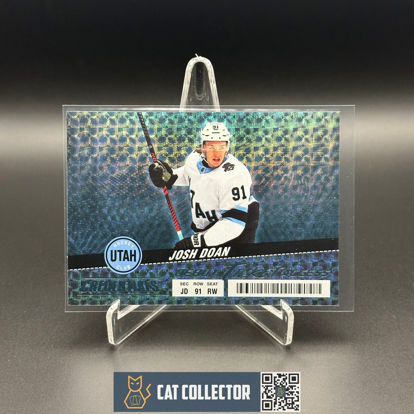 2024-25 UD Credentials JOSH DOAN #124 Debut Ticket Access Horizontal RC