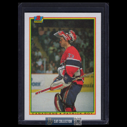 1990-91 Bowman PATRICK ROY #50 Montreal Canadiens