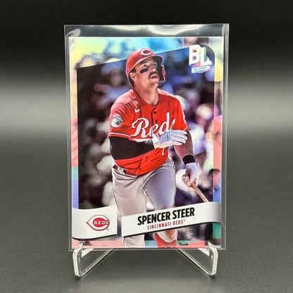 2024 Topps Big League SPENCER STEER #234 Rainbow foil - Cincinnati Reds