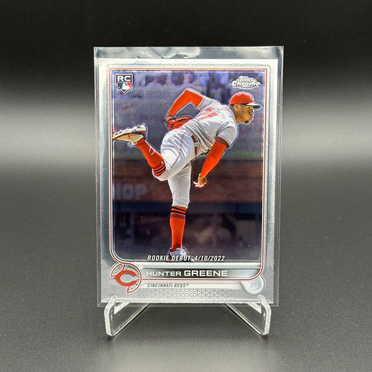 2022 Topps Chrome Updated Series HUNTER GREENE #USC93 Rookie Debut RC
