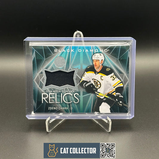 2024-25 UD Black Diamond ZDENO CHARA #DMR-ZC Diamond Mine Relics Jersey