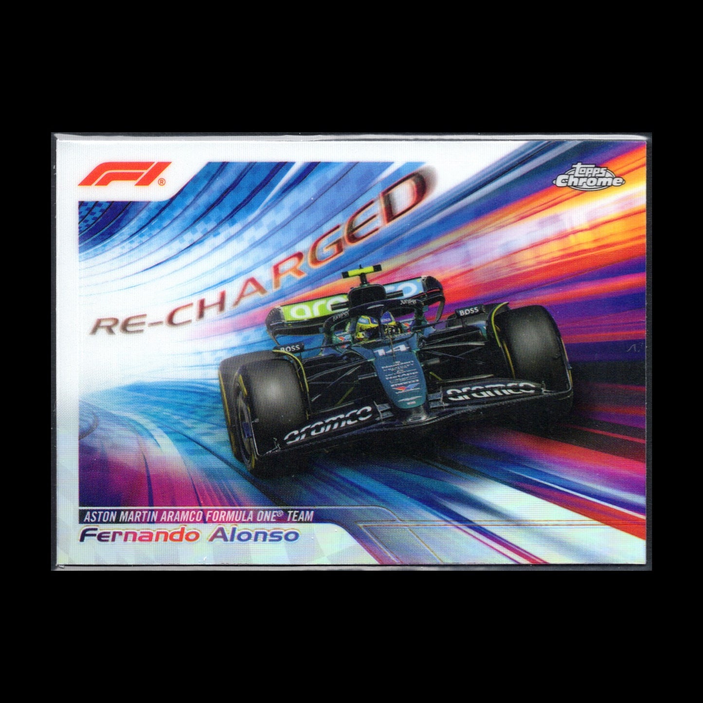 2024 Topps Chrome Formula 1 FERNANDO ALONSO #RECH-11 Re-Charged