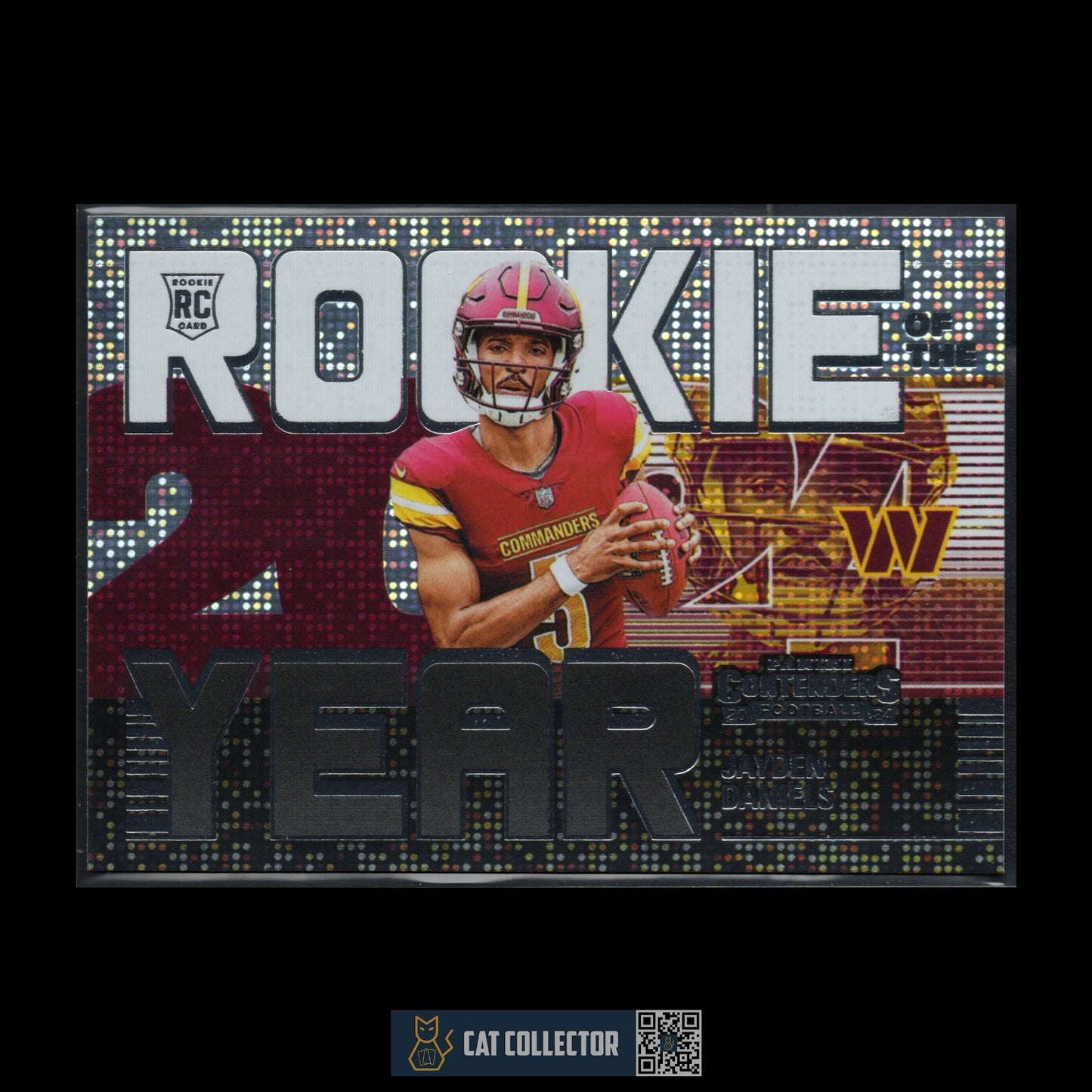 2024 Panini Contenders JAYDEN DANIELS #2 Rookie of the year RC