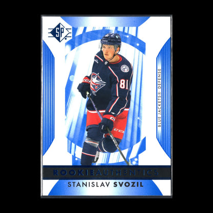2023-24 UD SP Authentic STANISLAV SVOZIL #119 Rookie Authentics