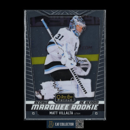 2024-25 O-Pee-Chee Platinum MATT VILLALTA #214 Marquee Rookie RC