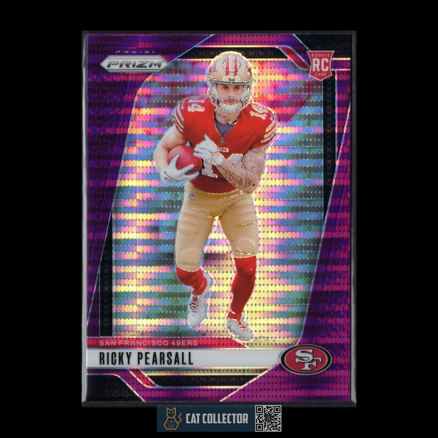 2024 Panini Prizm RICKY PEARSALL #383 Rookie Purple pulsar San Francisco 49ers