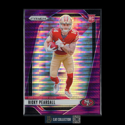 2024 Panini Prizm RICKY PEARSALL #383 Rookie Purple pulsar San Francisco 49ers