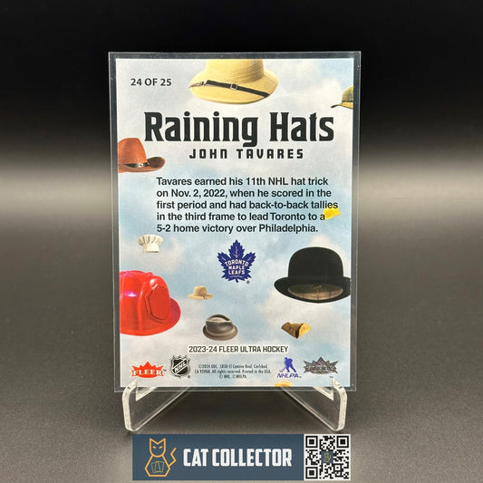 2023-24 Fleer Ultra JOHN TAVARES #24 Raining Hats