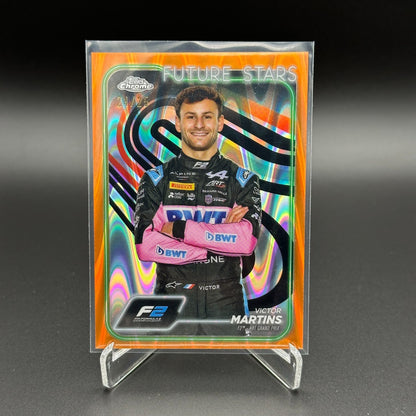 2024 Topps Chrome F1 VICTOR MARTINS #30 F2 Futurs Stars Orange Refractor /25