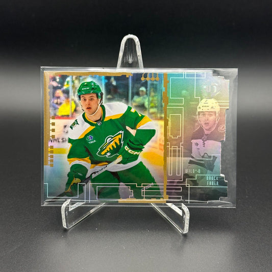 2023-24 UD Extended series BROCK FABER #UD3-7 Die-Cut - Minnesota Wild