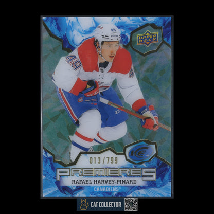 2021-22 UD Ice RAFAEL HARVEY-PINARD #162 Ice Premieres Green Parallel RC /799