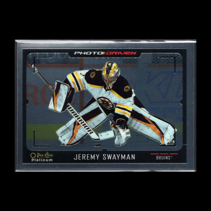 2021-22 O-Pee-Chee Platinum JEREMY SWAYMAN #PD-15 Photo Driven - Boston Bruins
