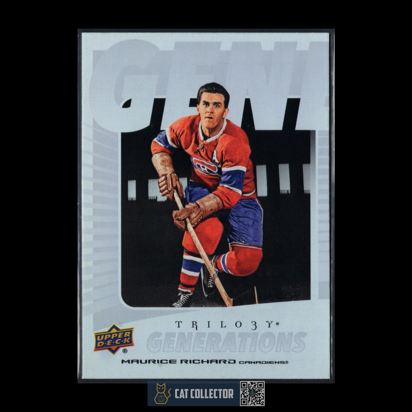2023-24 UD Trilogy MAURICE RICHARD #TG-13A Generations - Montreal Canadiens